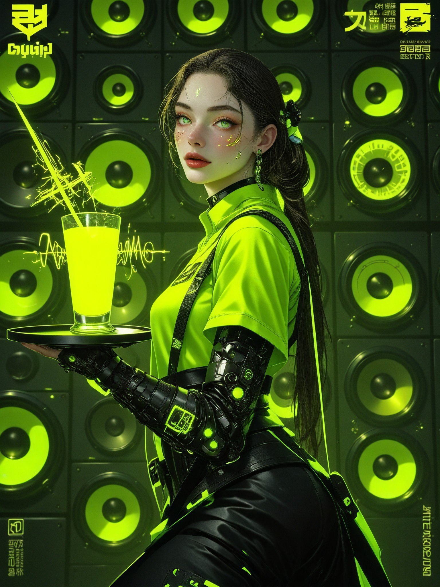 Serving Drinks at Cyber ​​Nightclub image