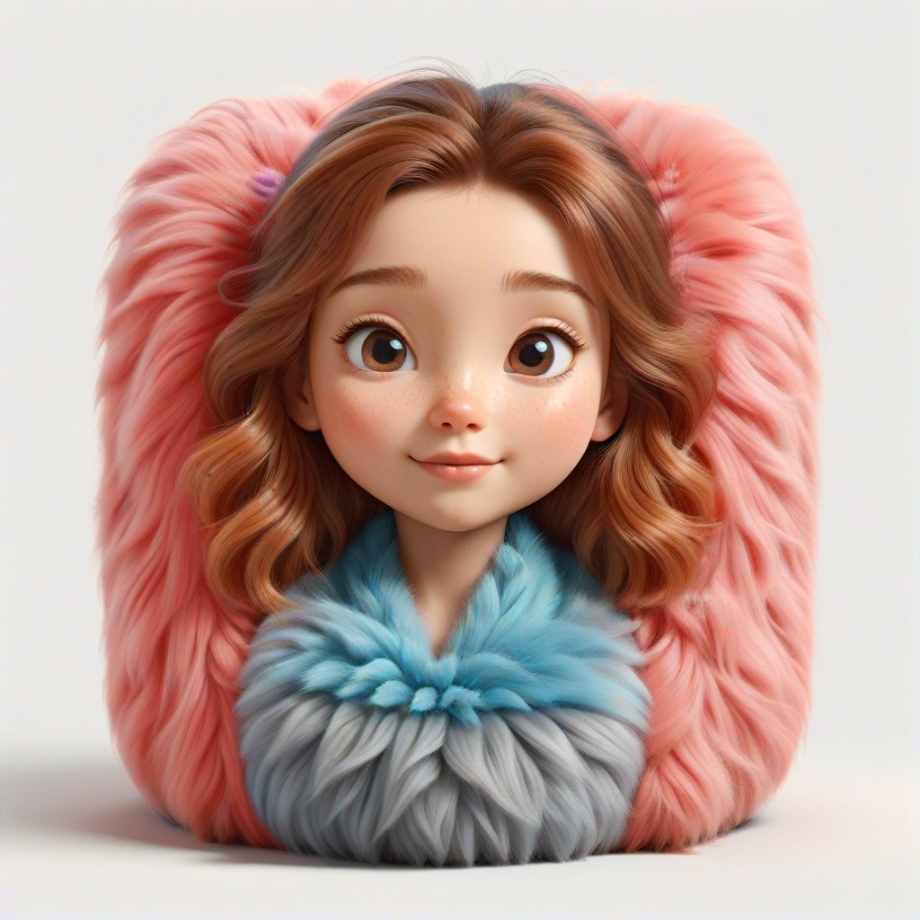 3D Fluffy Object image