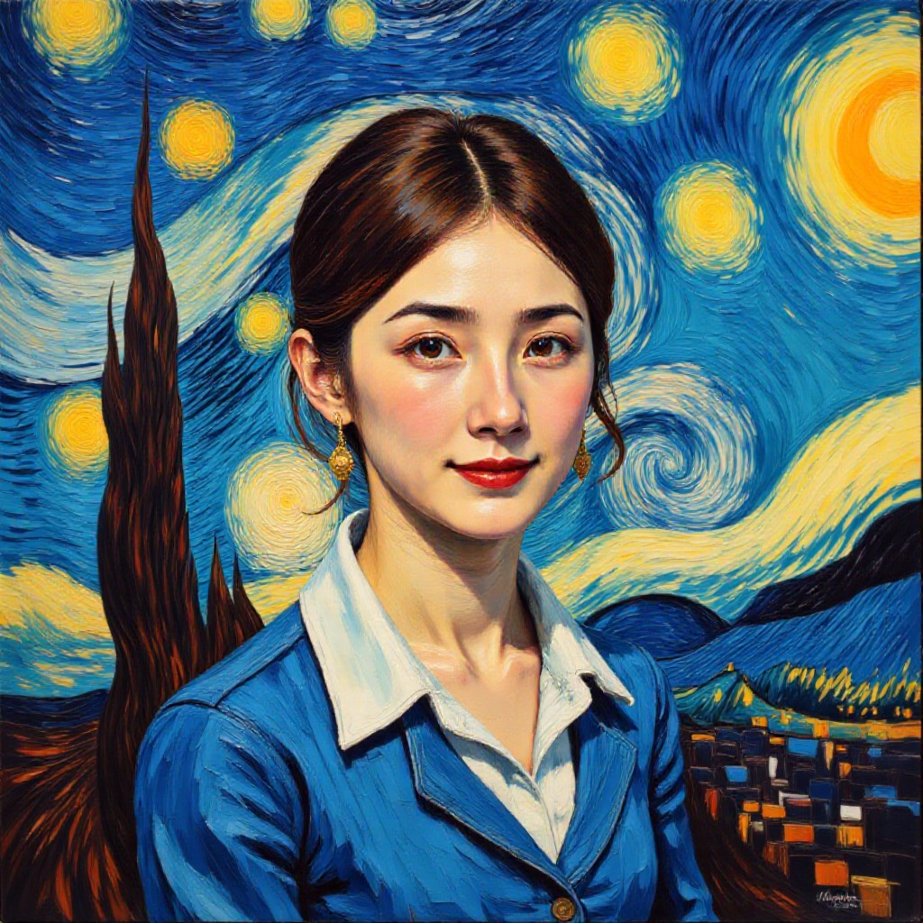 Starry Sky Van Gogh image