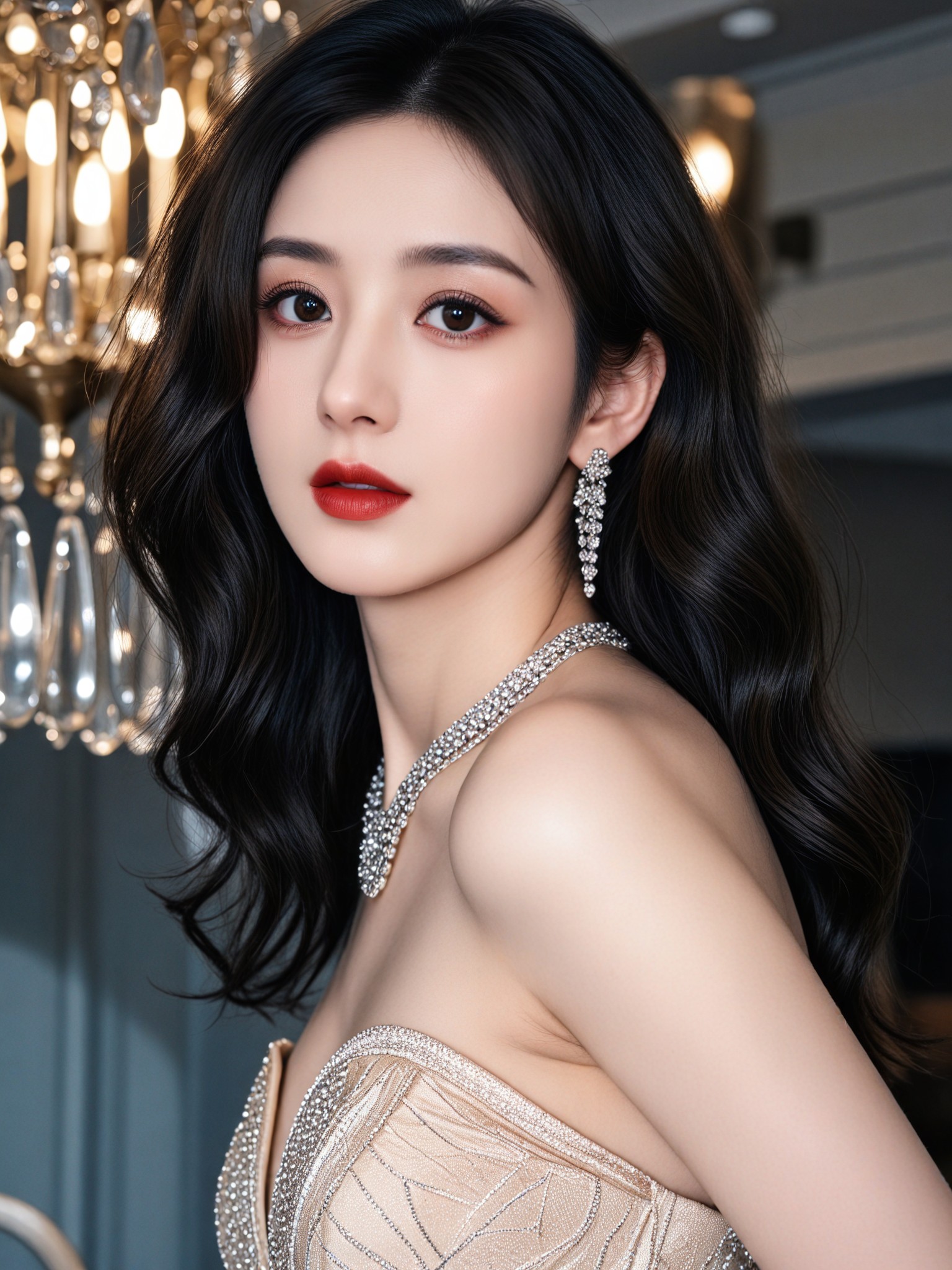 Champagne, diamond, luxury image