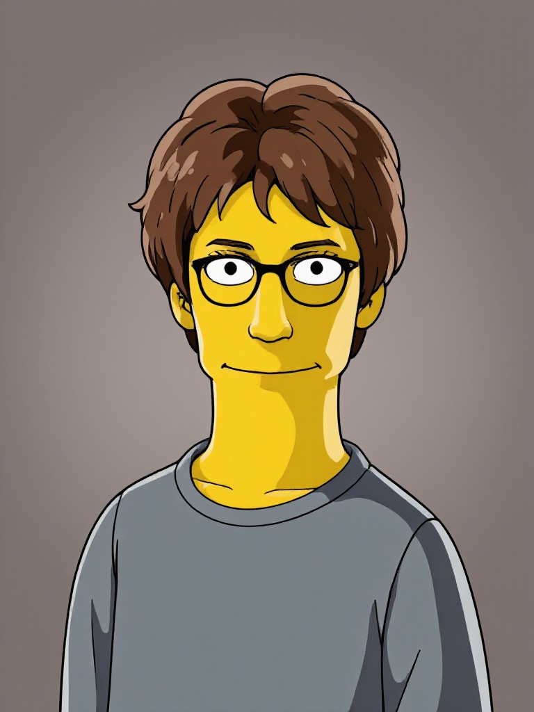 a1.art-generated Simpsons image