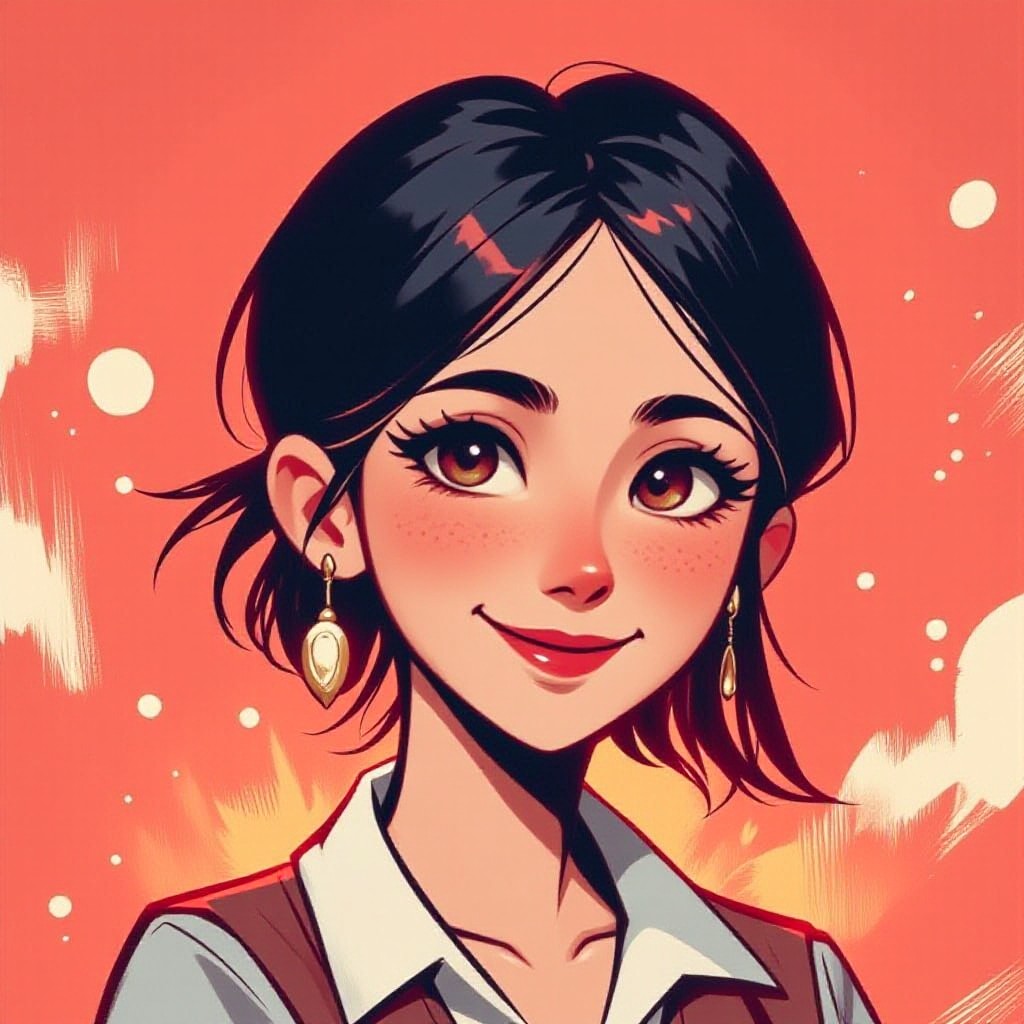 Портрет американского мультфильма image