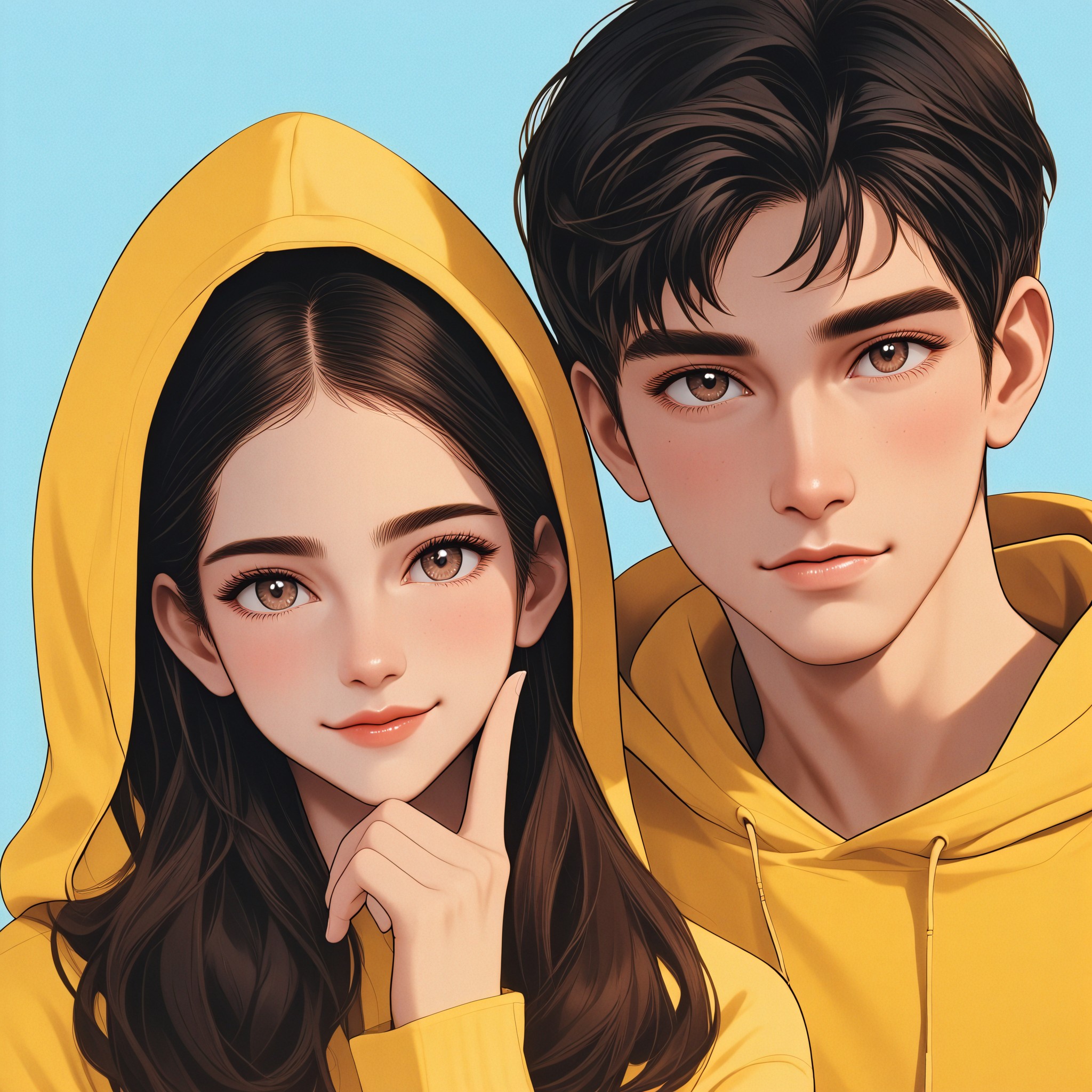 Yellow Couple Costume Avatar image
