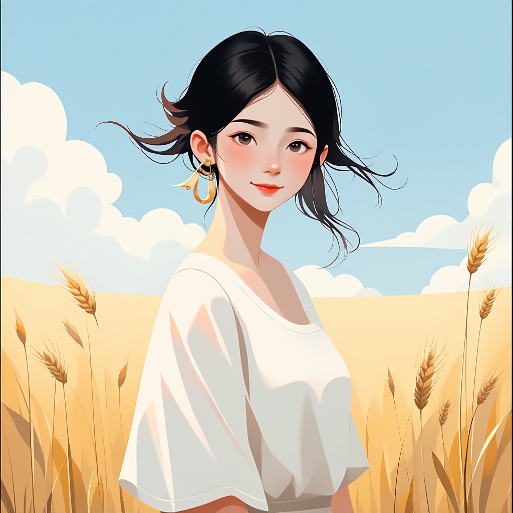 Wheat field image