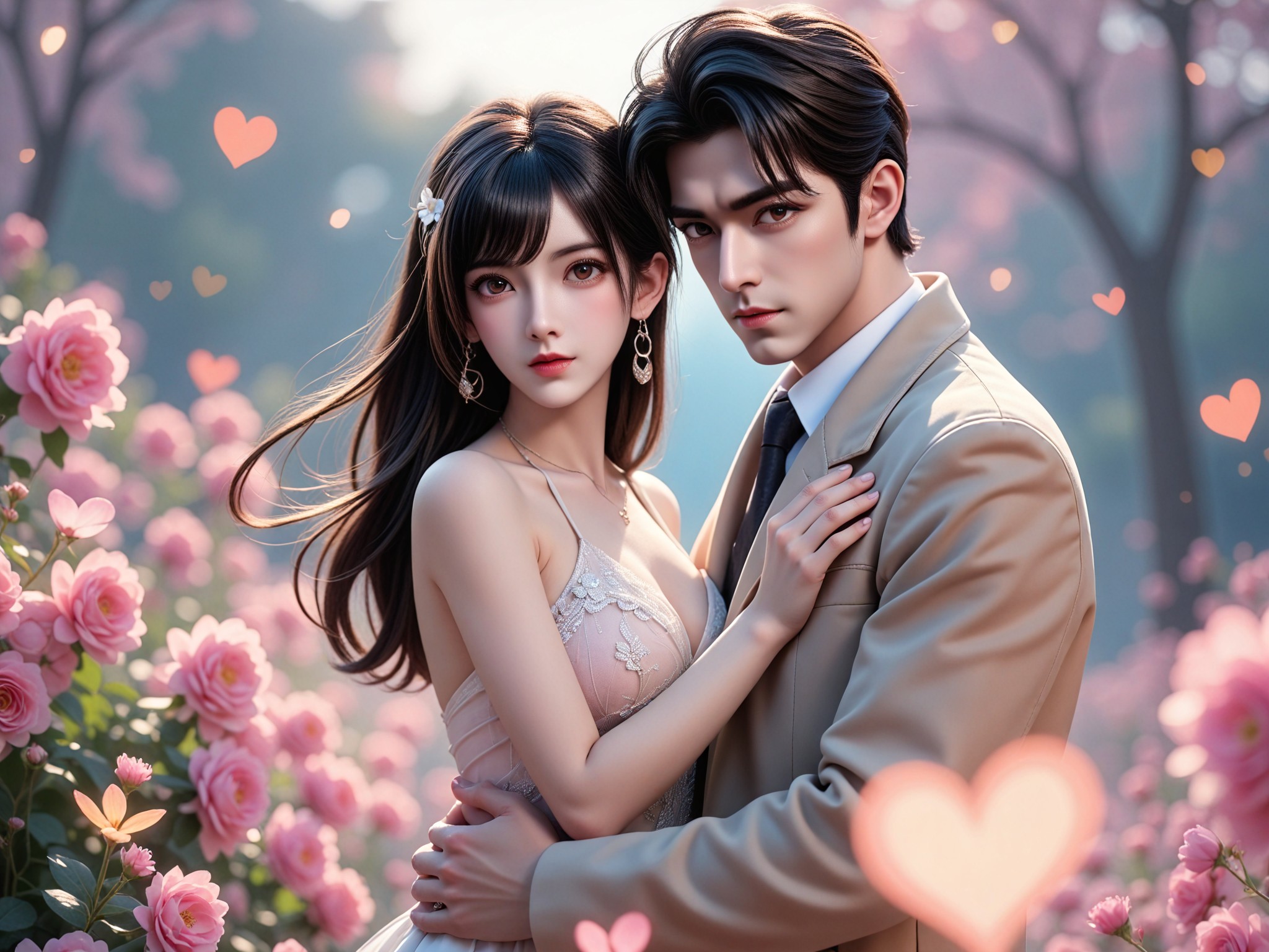 Romantic Dream x Glow Bokeh x Love Visual Creation image