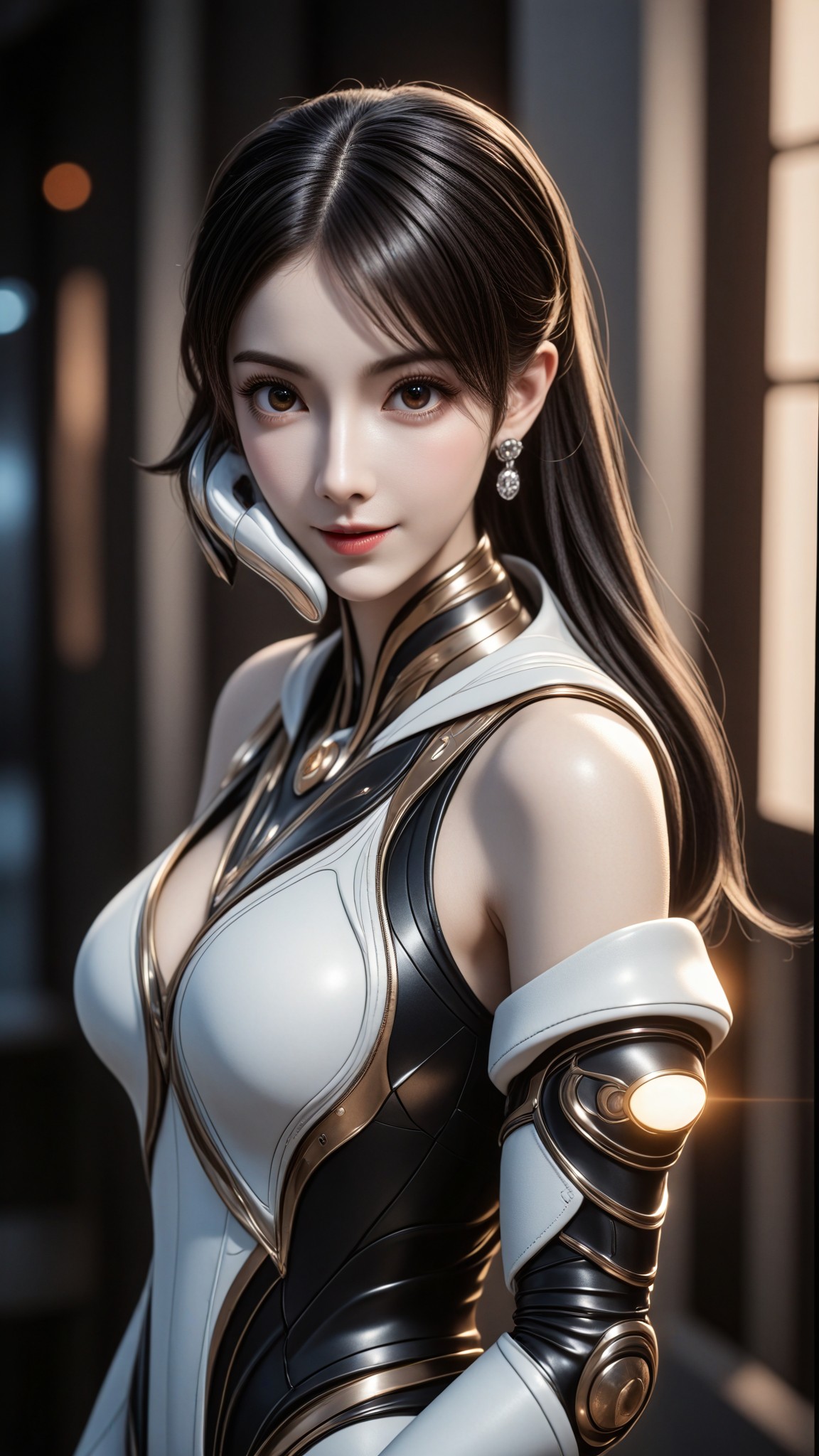 Sci fi Beauty x Fantasy Realism Portrait Combination "Divine Domain Project: Star Ring Observer" image