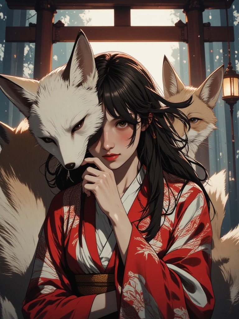 幻想日本狐妖风格转换器| a1.art