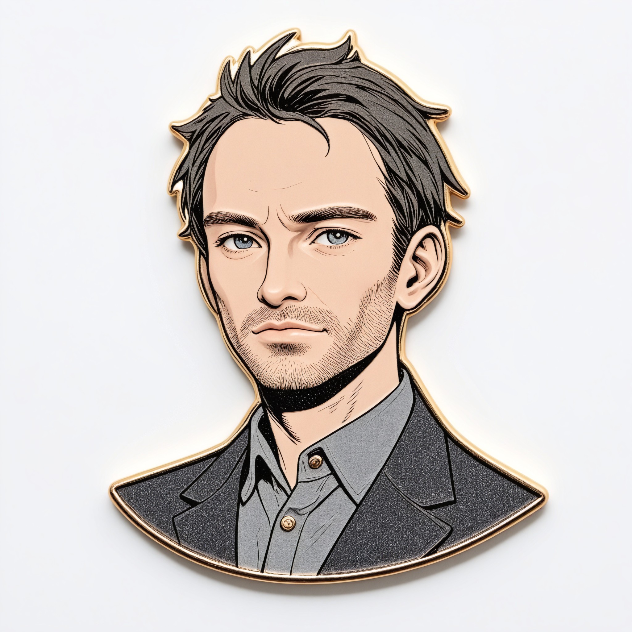 Metal badge / Fridge magnet image