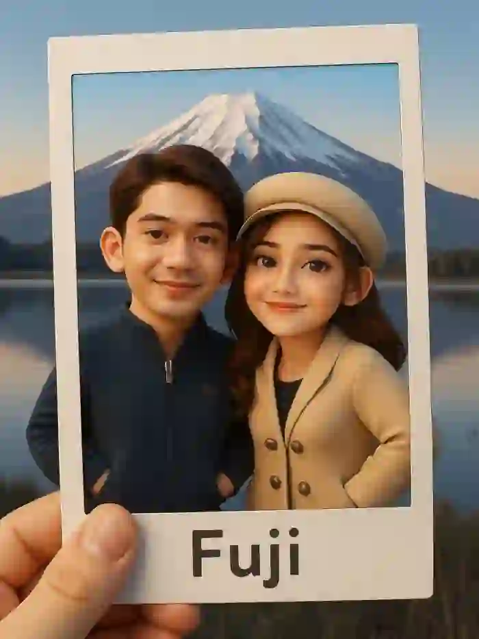 AI Super Cute Tourist Photo art generator