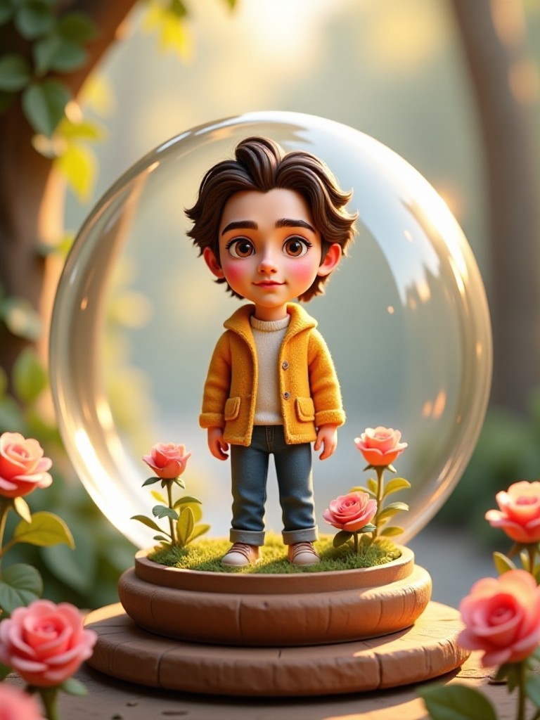 Crystal ball doll image