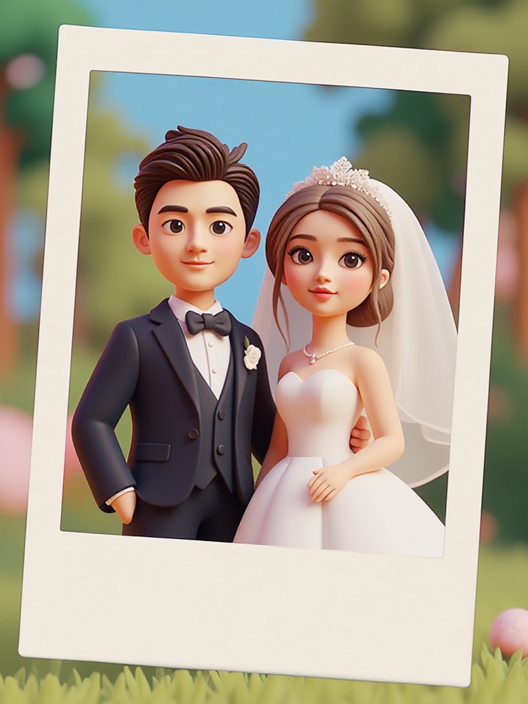 Clay Polaroid photo image