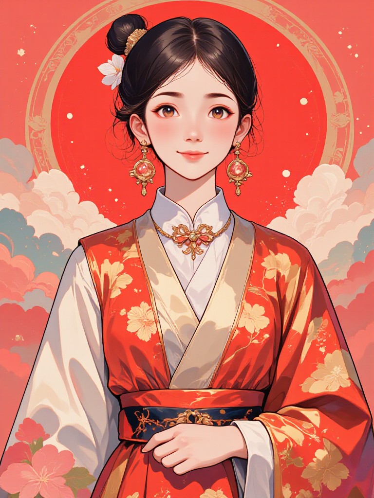 Multi colored Hanfu image