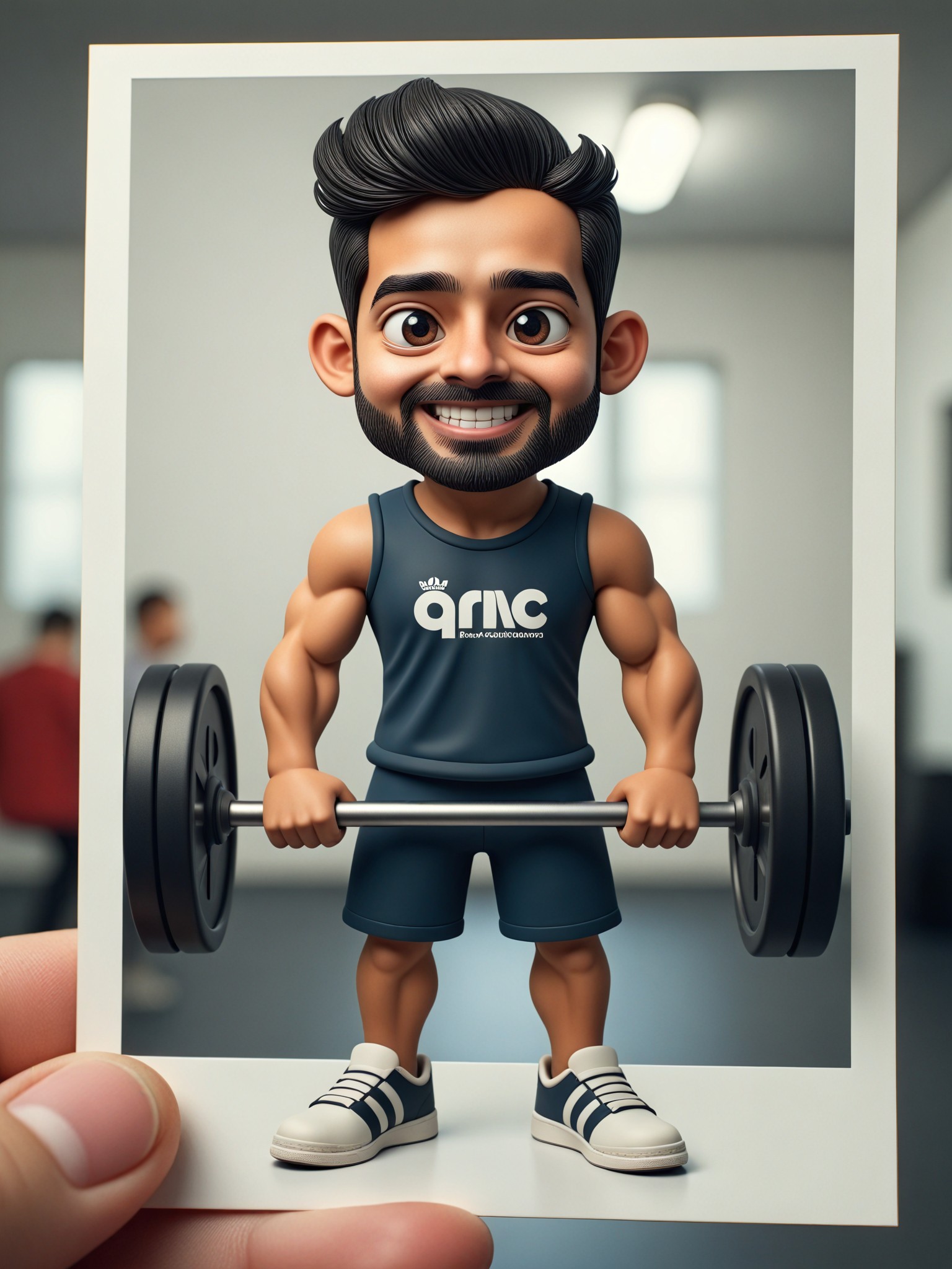 AI 3 D Ploaroid art generator