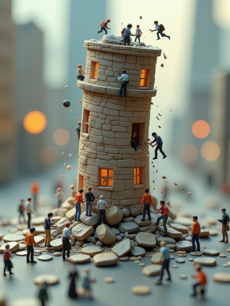 Miniature Art of Damaging Something image