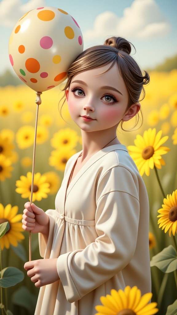 Summer photo under the dream balloon image