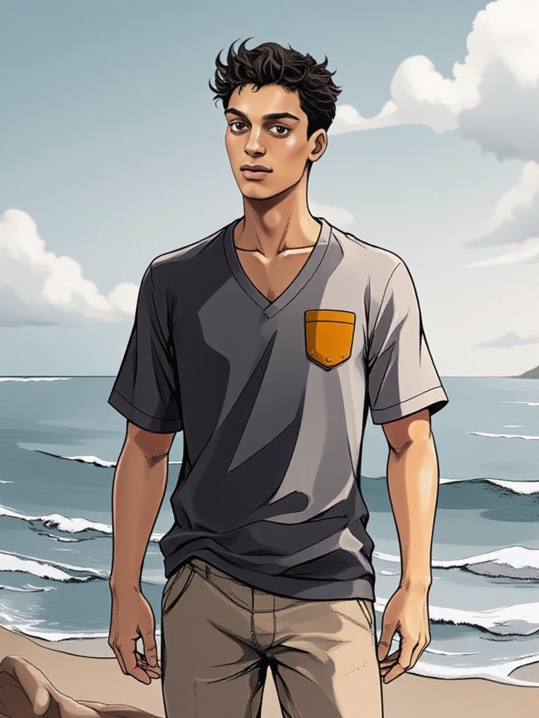 Seaside jojo style image