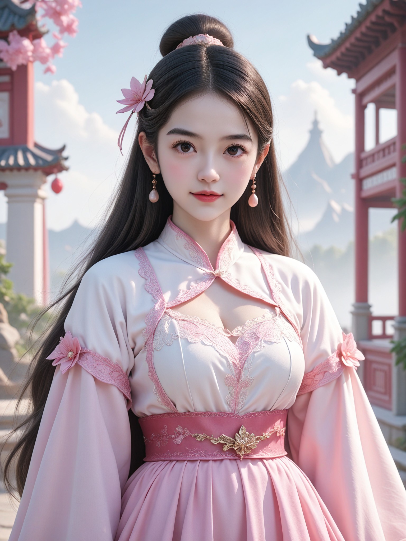 Oriental ancient style girl image