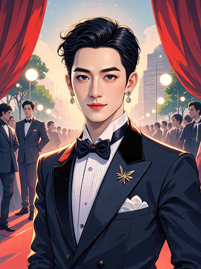 Cannes Film Festival Red Carpet Painting image