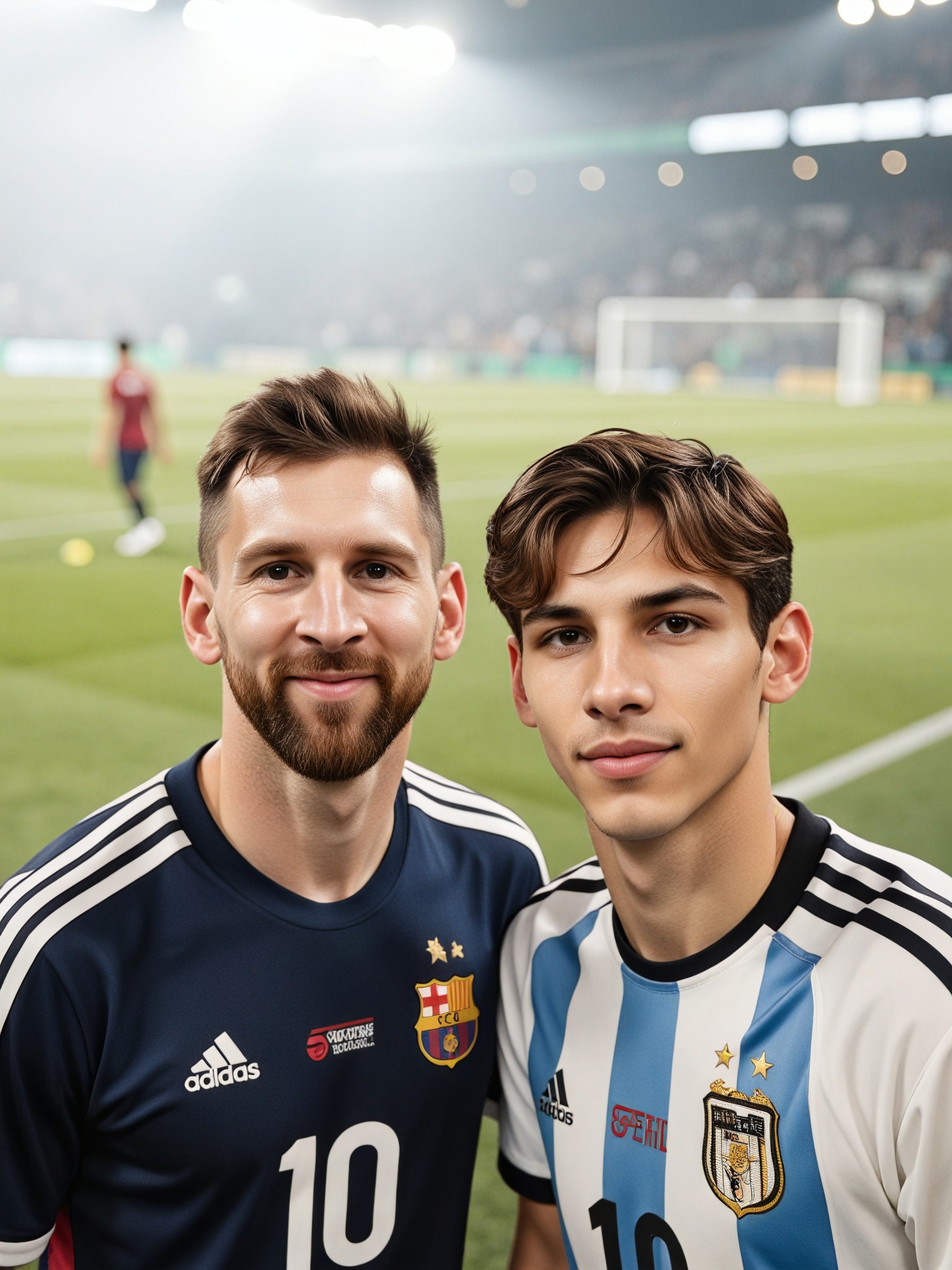 Photo with Messi image