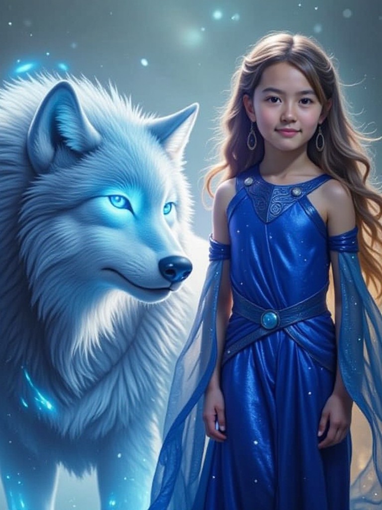 blue Mythical Beast and me  image