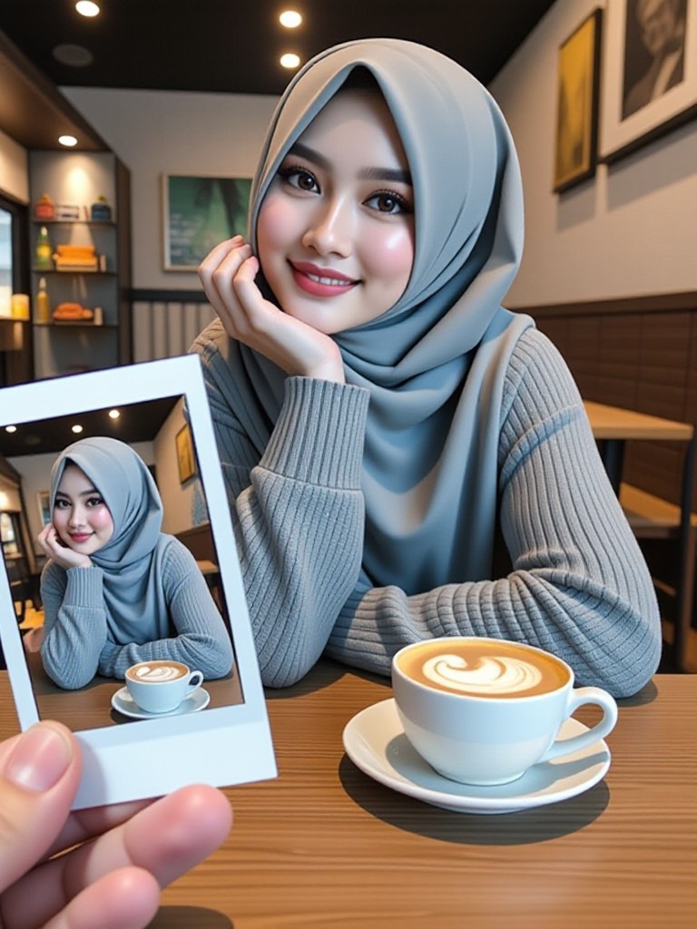 Polaroid (japanese cafe) image