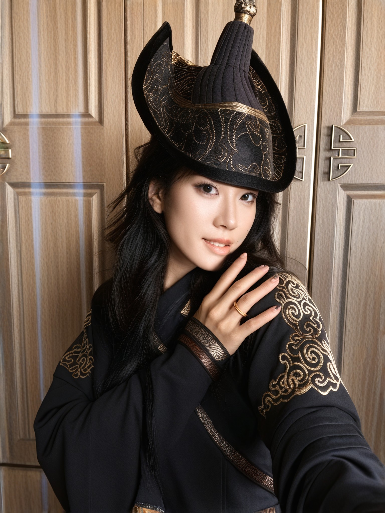 Mongolian Women in Traditional Clothing 20250503 image