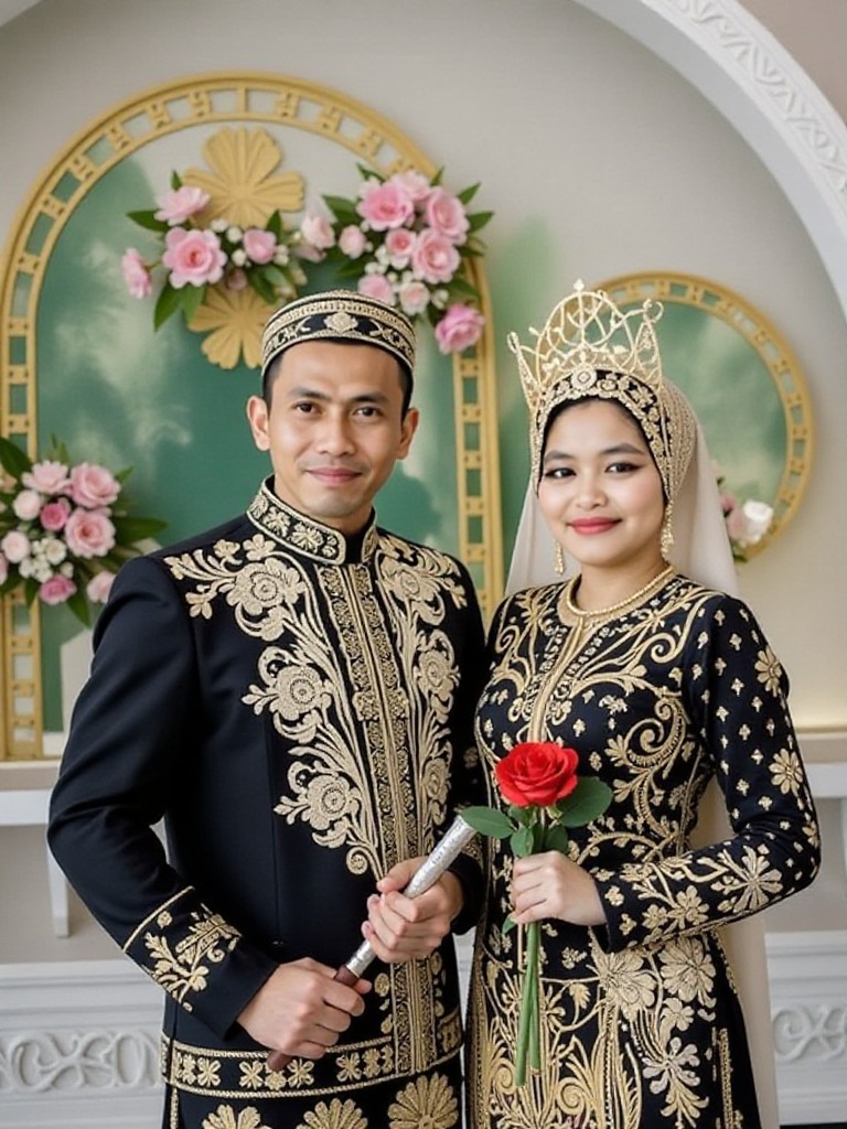 Javanese couple  image