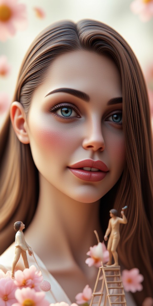 soft pink makeup image