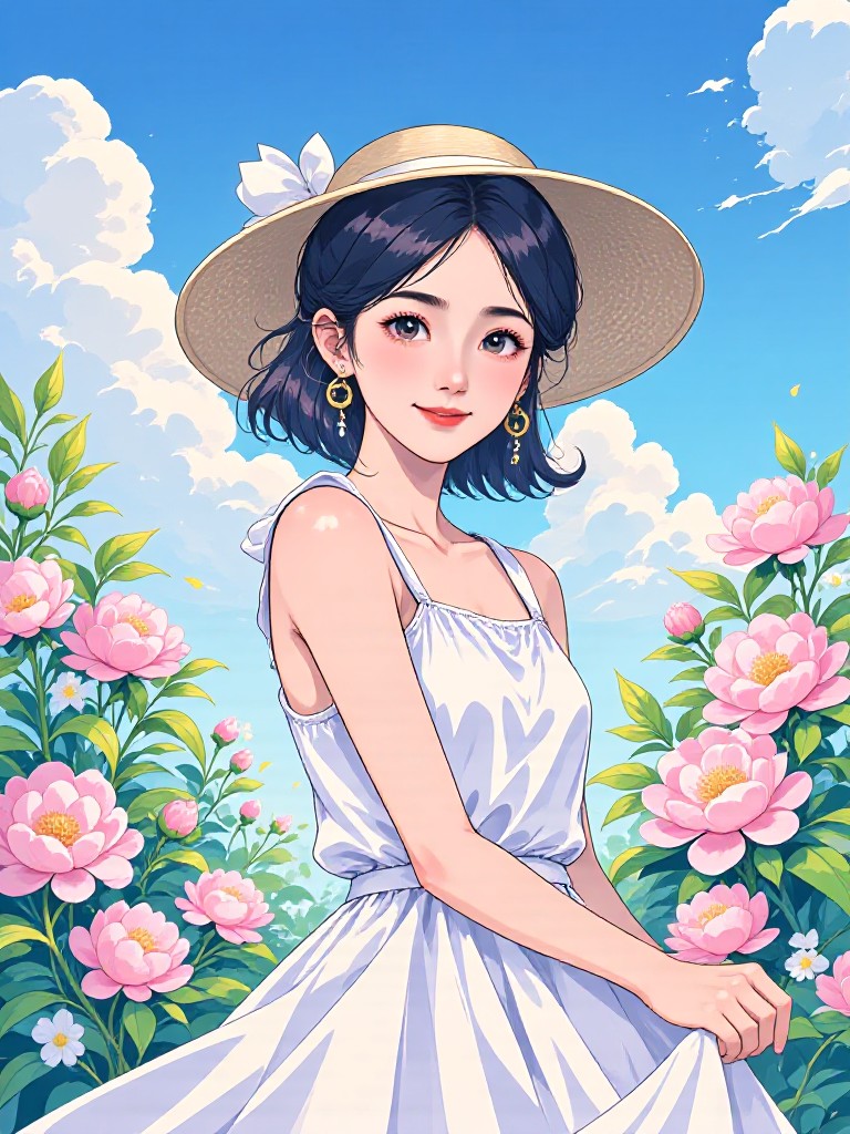 subshrubby peony flower image