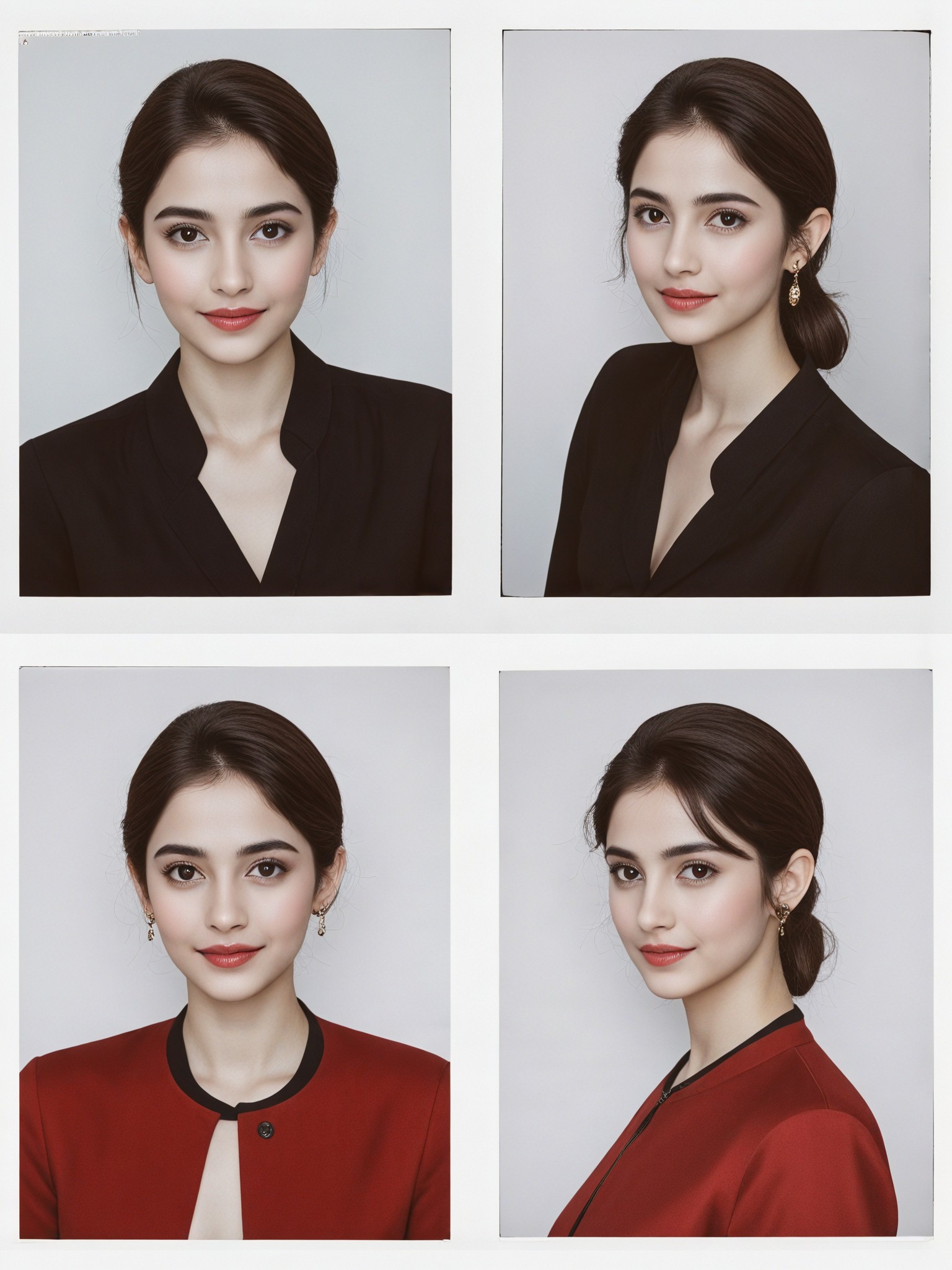 Packfilm-Four photos of elegant short hair image