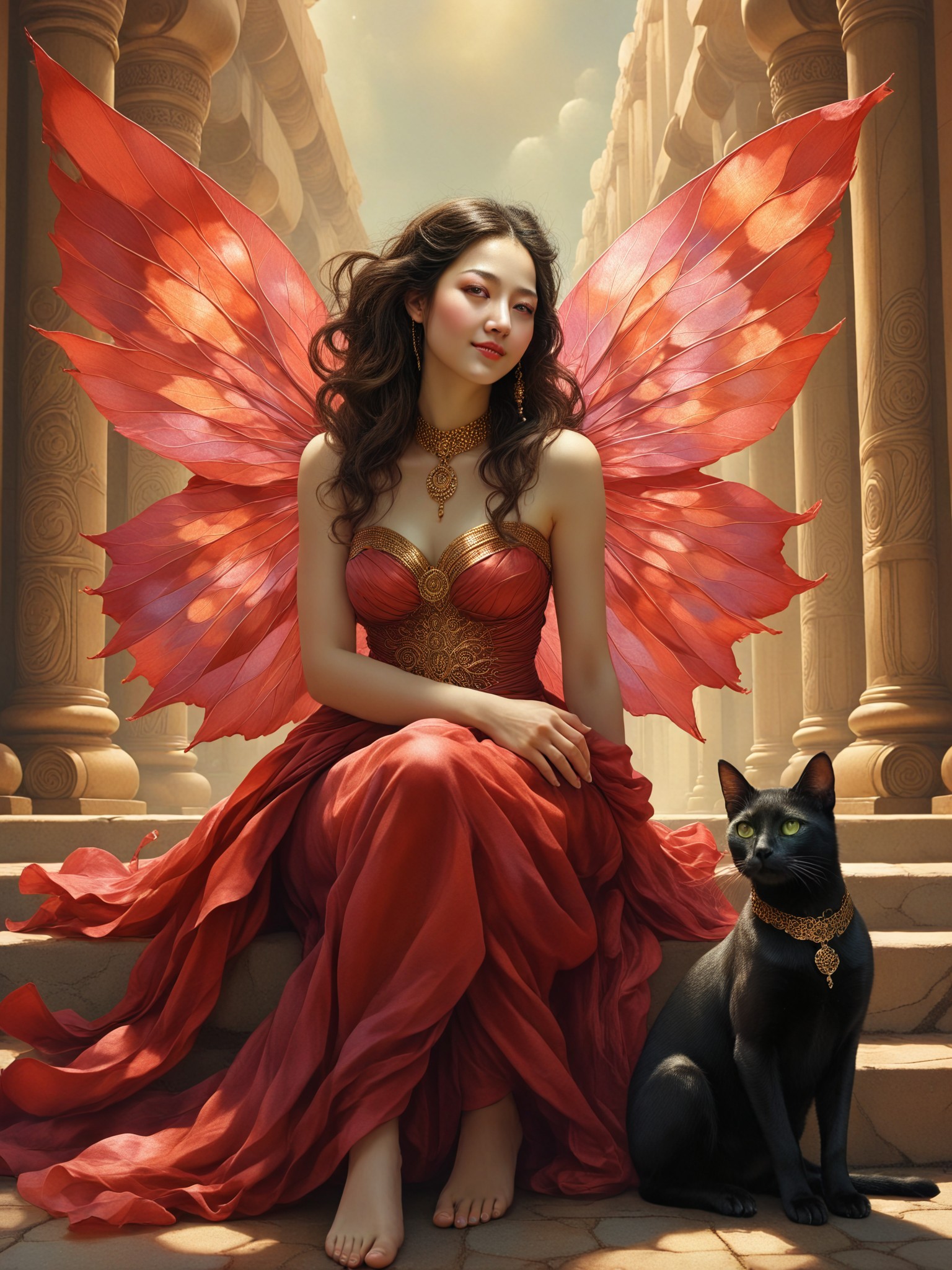 The garnet fairy from the fantasy universe image