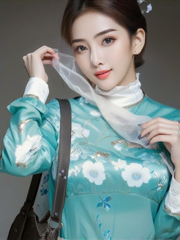 a1.art-generated Airline Stewardess image