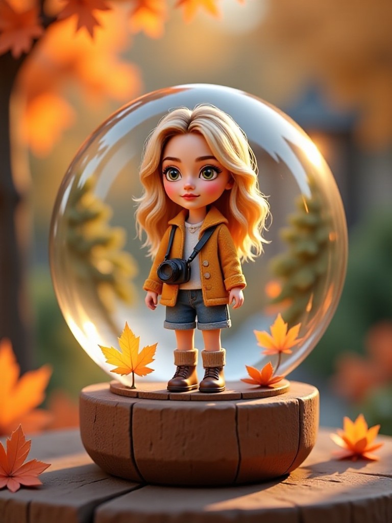 Crystal ball Maple doll image