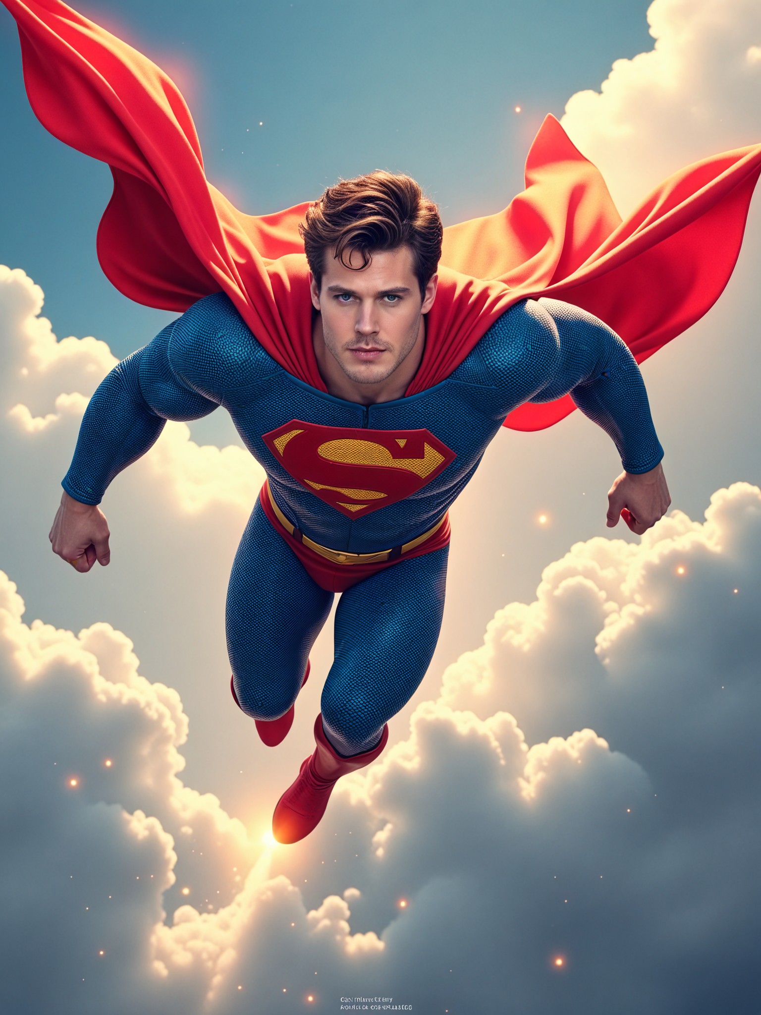 AI Transforming Into Superman art generator