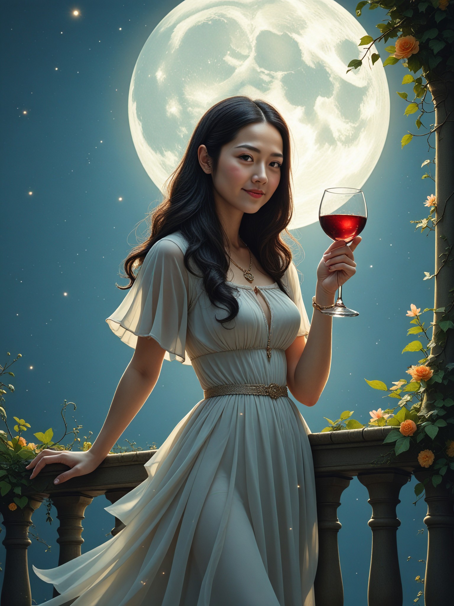 When will the bright moon appear? Ask Qingtian about the wine image