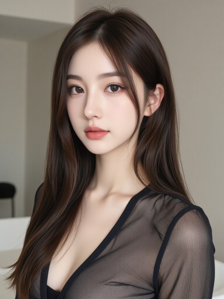 straight hair filter image