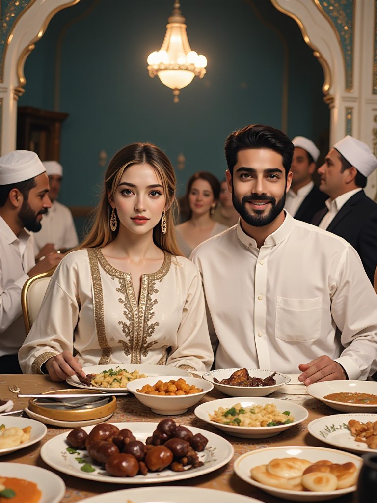 Eid al-Adha couple photo image