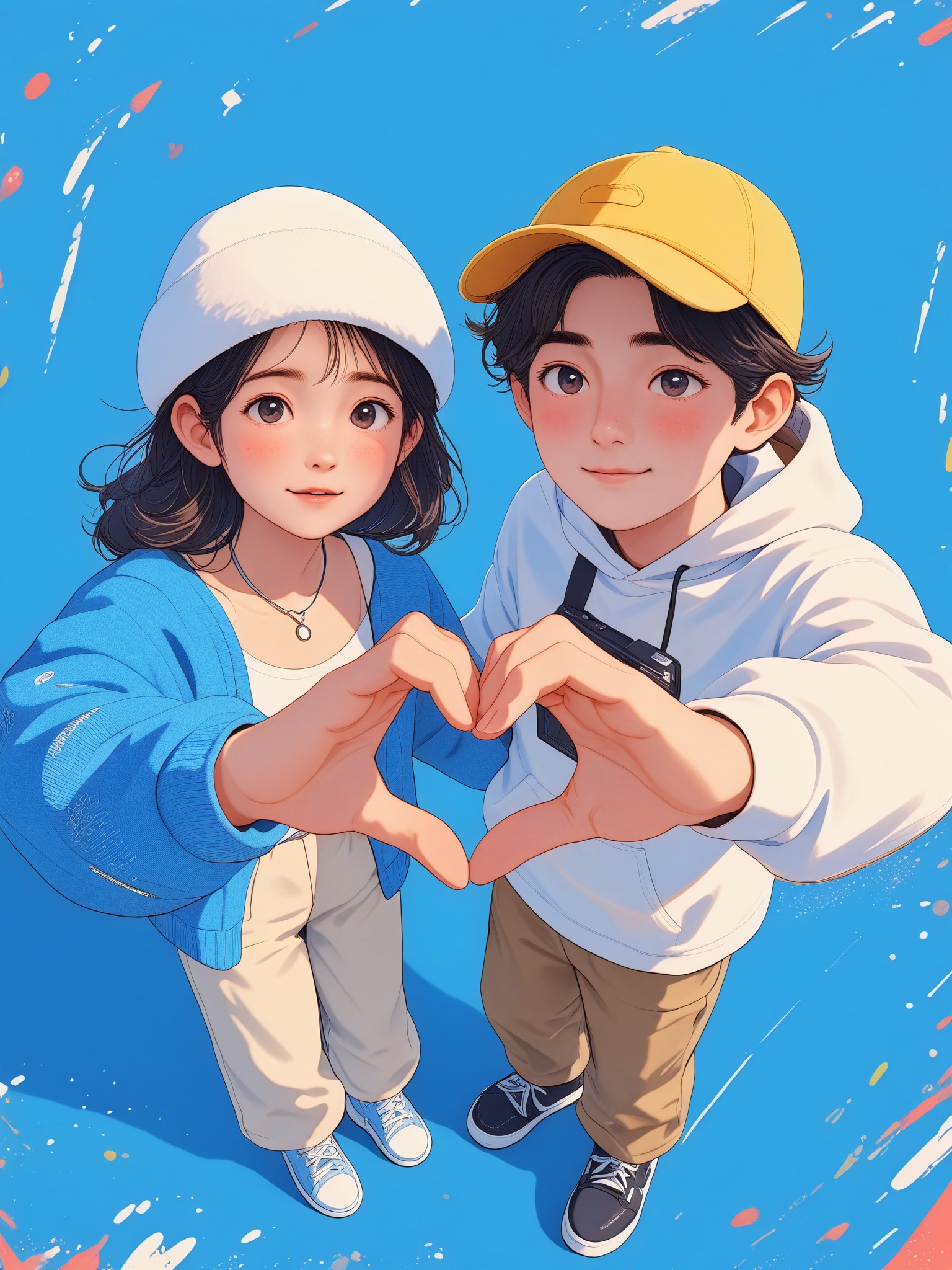 Crayon Graffiti Couple Photo P2 image