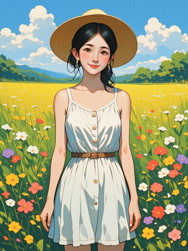 Flower Sea Girl image