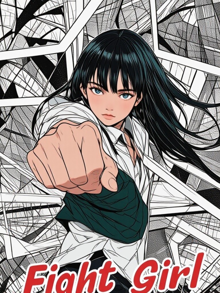 Fight girl image