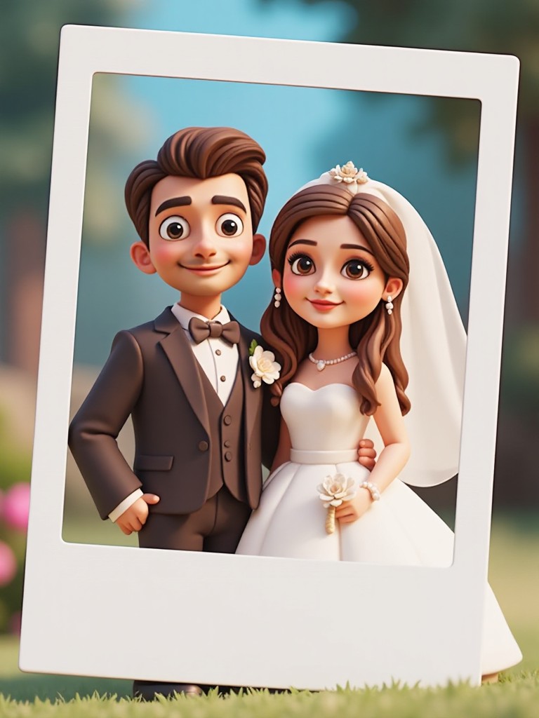 Clay Polaroid photo image