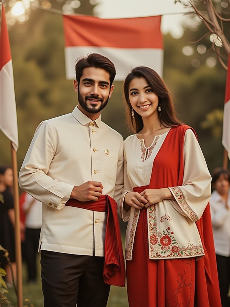 Pancasila Day couple photo 02 image