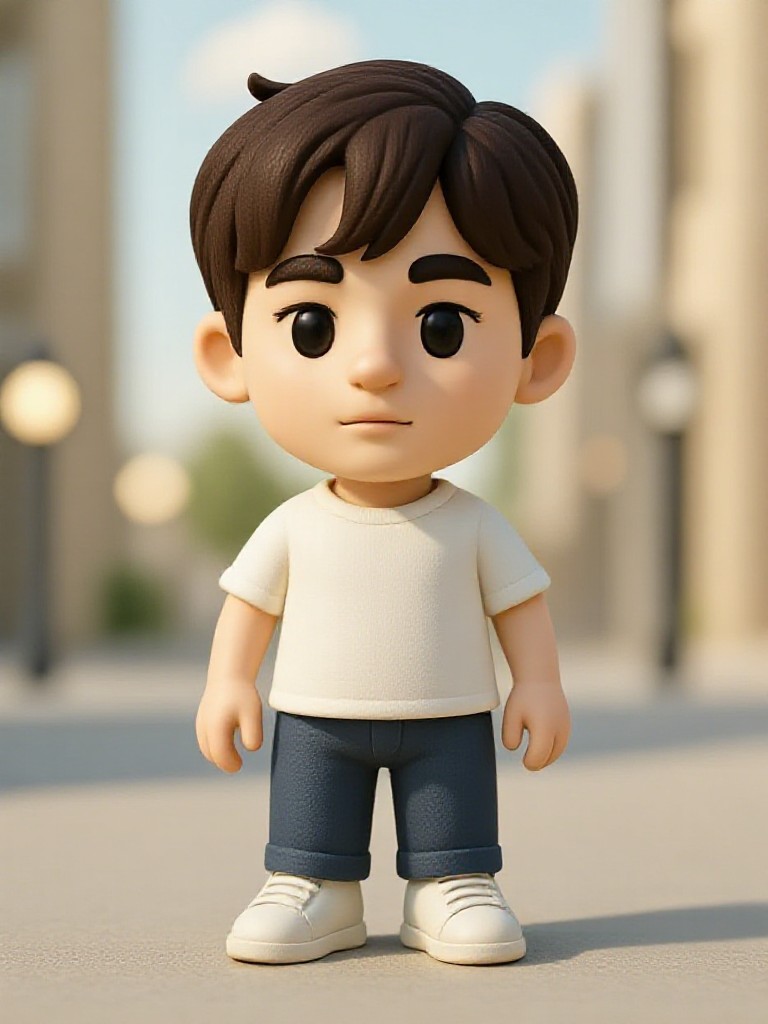 Cute 3D dance doll image