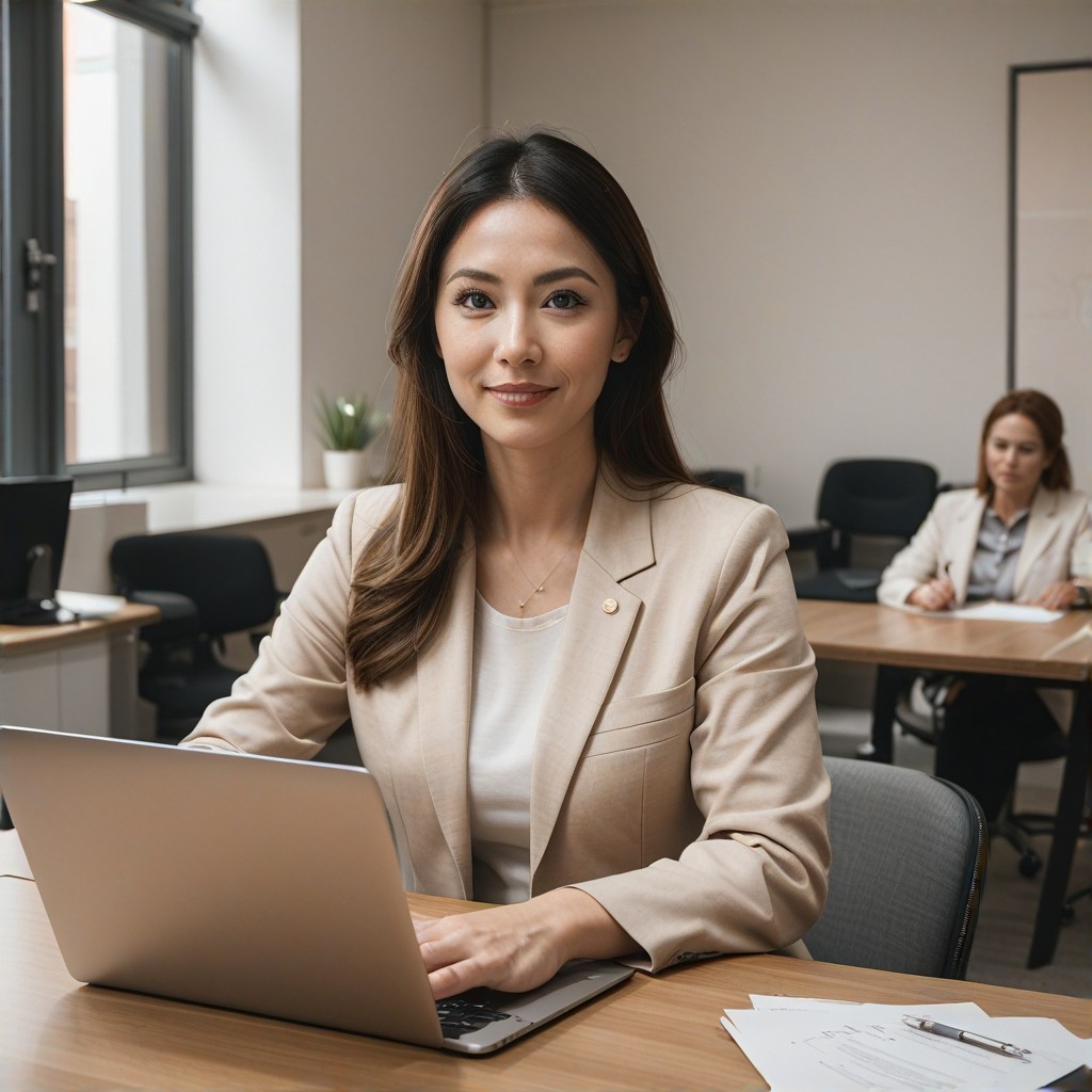 Professional headshot of a Medicare expert speaker, [warm lighting], approachable expression, [clean background], suggesting trustworthiness and knowledge, (Medicare Workshop Hub:1.2), -[busy office]