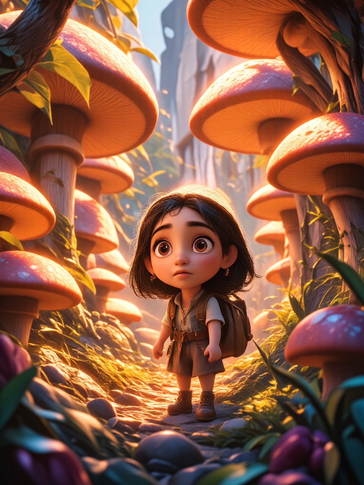 Whimsical Mushroom Forest image