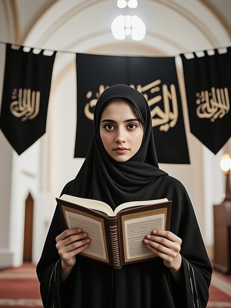 Muharram Festival Woman Portrait image