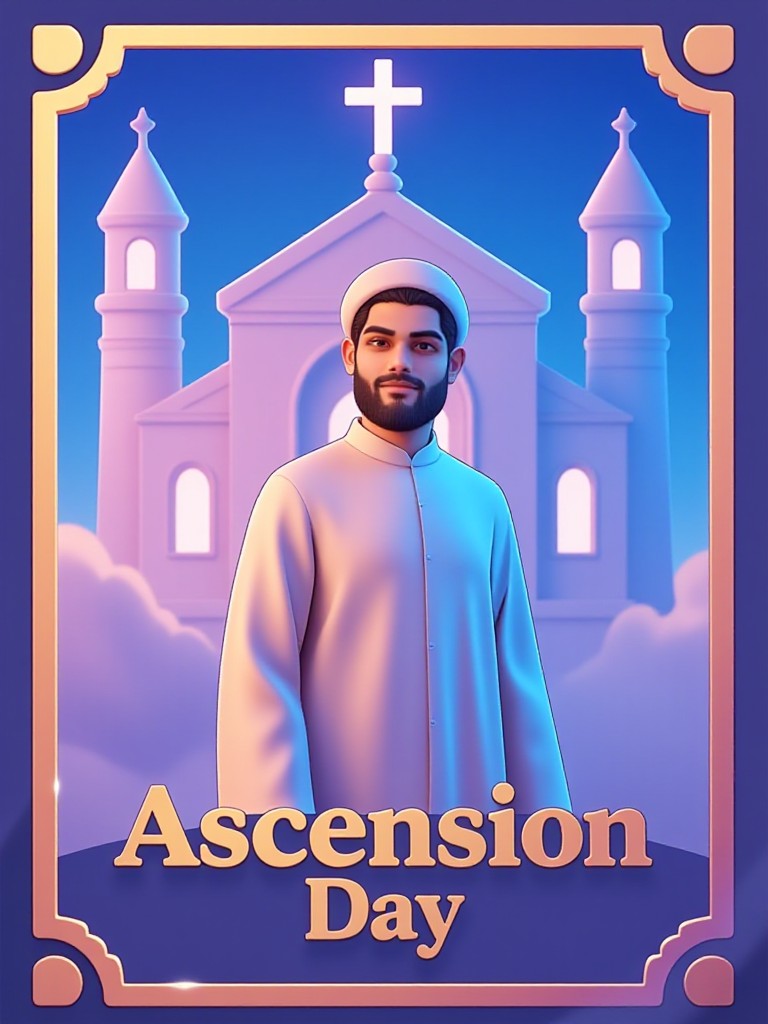3D Ascension Day Man image