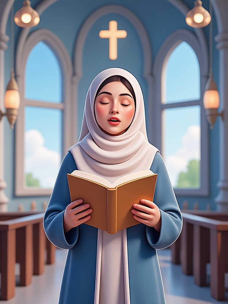 3D cartoon style