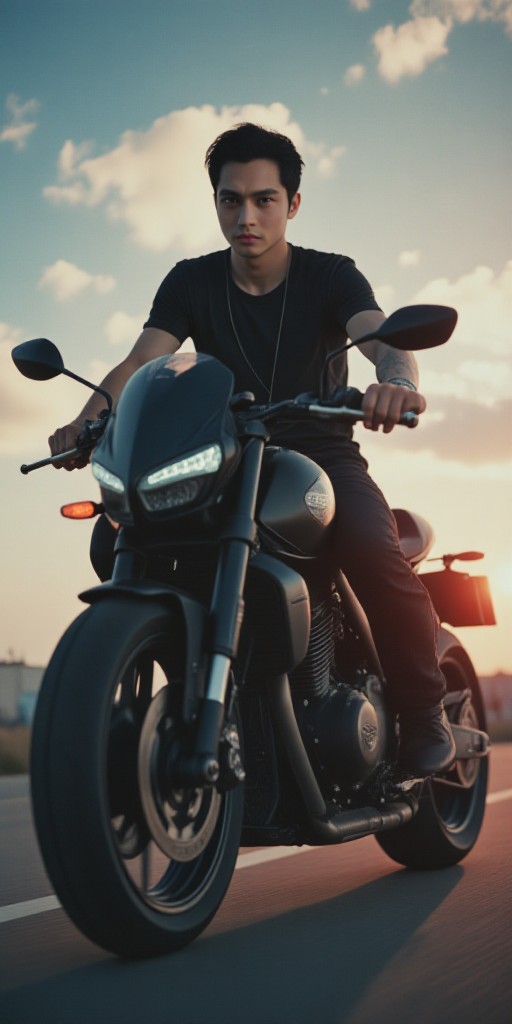 a1.art-generated Riding A Tiger image