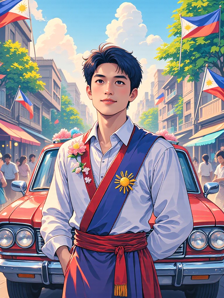 Philippine float parade image